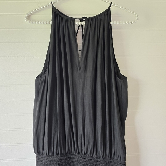Ramy Brook Paris Sleeveless Mini Sun Dress Black Small Sundress - Picture 6 of 12
